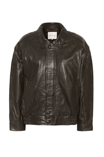 My Essential Wardrobe - Læderjakke - Delicioso Brown - Akela