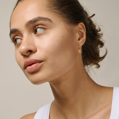 Enamel - Charm - Gold - Organic Clover
