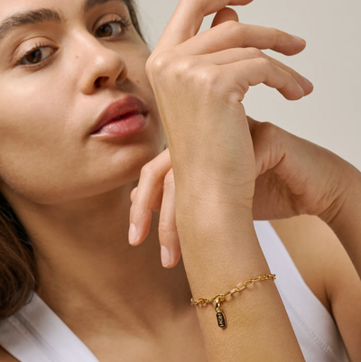 Enamel - Charm - Gold - My Mom