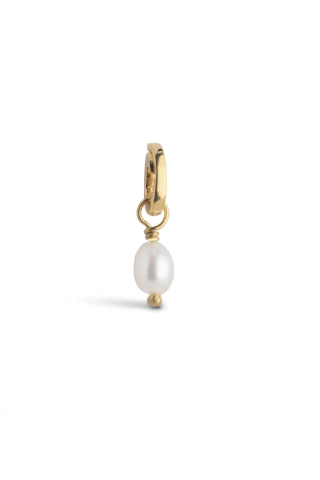 Enamel - Charm - Gold - Finest pearl