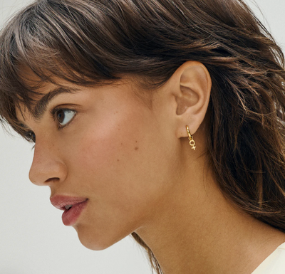Enamel - Charm - Gold - Feminine Power