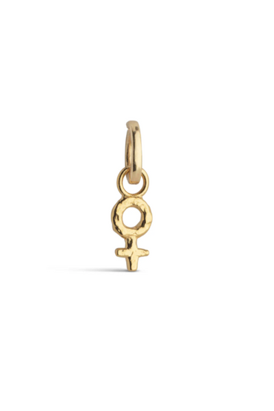 Enamel - Charm - Gold - Feminine Power