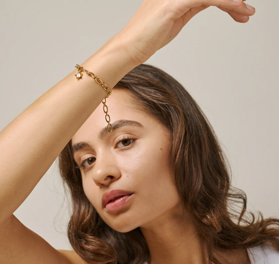 Enamel - Charm - Gold - Star Energy