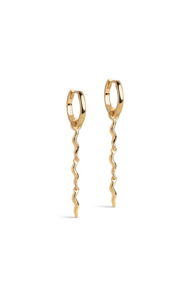 Enamel - Øreringe - Gold - Hydrus