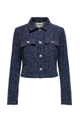 Only - Denim jakke - Dark Blue - Aman