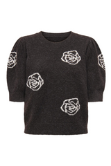 Only - Pullover strik - Black Coffee - Rica