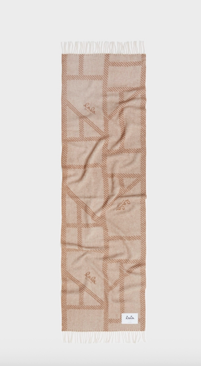 Lala Berlin - Scarf - Cashmere - Black/White - Arilla Gauze