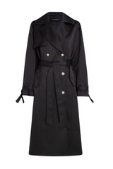 Karl Lagerfeld - Trenchcoat - Black - Fluid