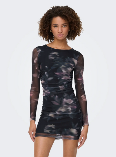 Only - Kjole - Twilight Mauve mesh - Kaya