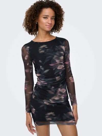 Only - Kjole - Twilight Mauve mesh - Kaya