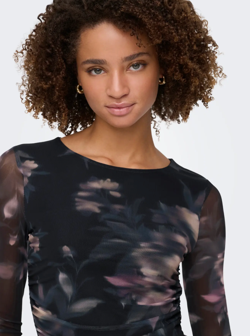 Only - Kjole - Twilight Mauve mesh - Kaya