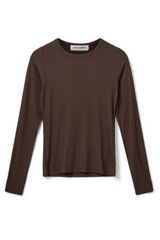 Sofie Schnoor - Langærmet viskose bluse - Brown - Petricia