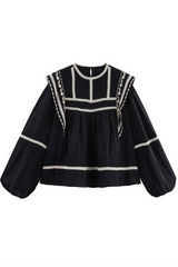 Sassy Copenhagen - Bluse - Sort - Mathilda