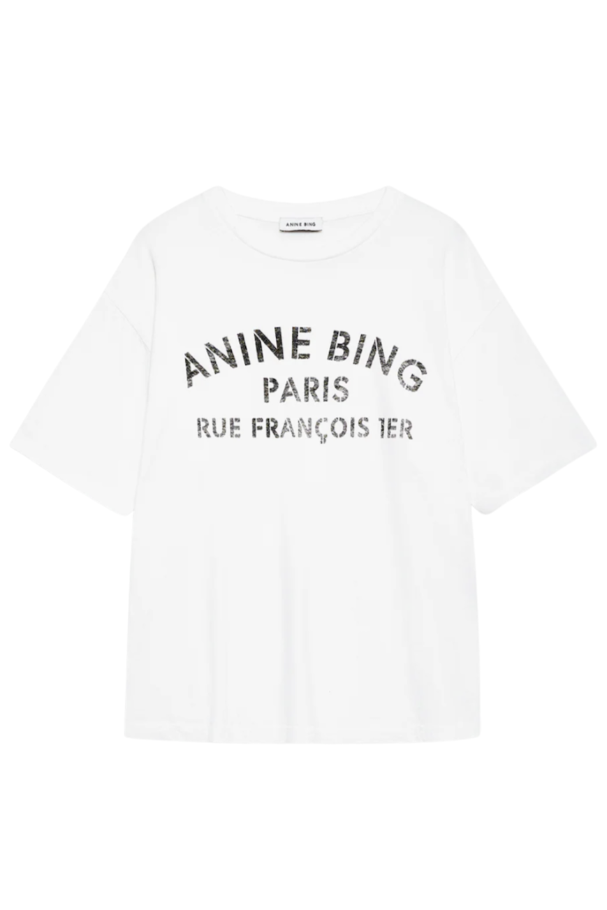 Anine Bing - Tshirt - Ivory - Cohen