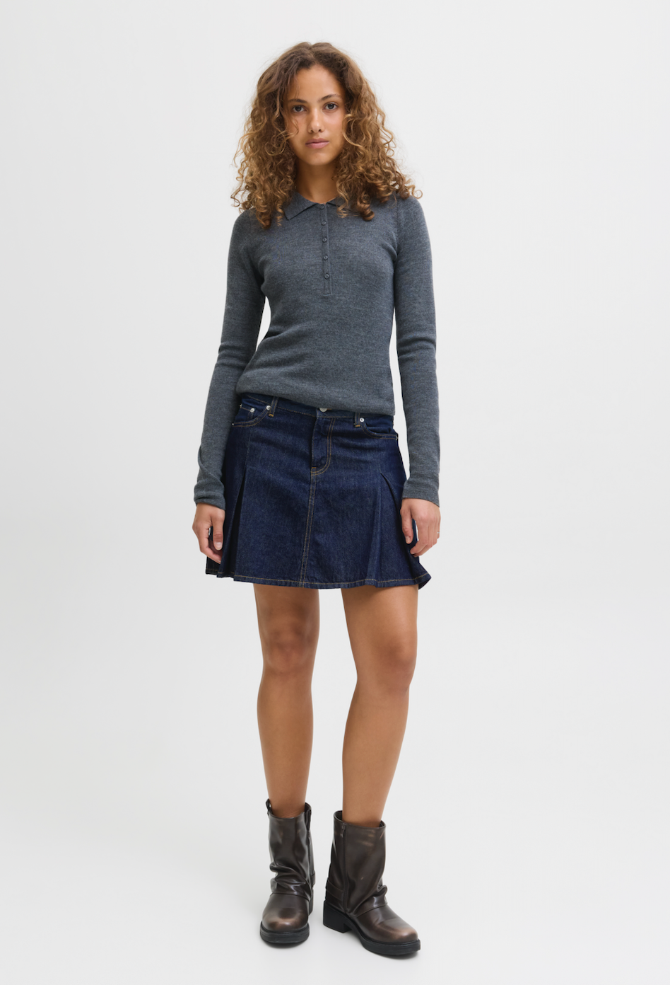 JJXX - Nederdel - Dark blue denim - Alora