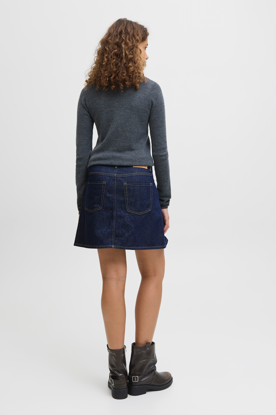 JJXX - Nederdel - Dark blue denim - Alora