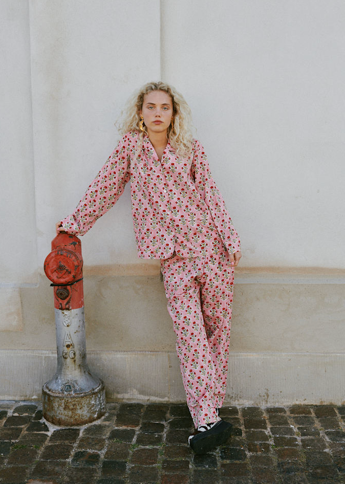 Sissel Edelbo - Pajama set - Nuit pyjamas - Red pineapple - sss