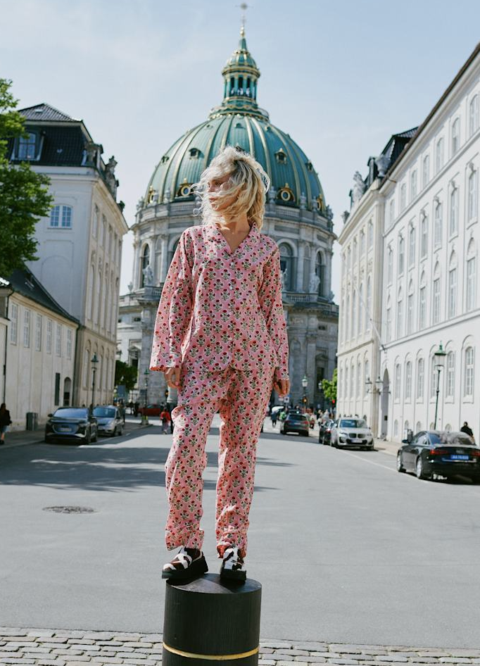 Sissel Edelbo - Pajama set - Nuit pyjamas - Red pineapple - sss