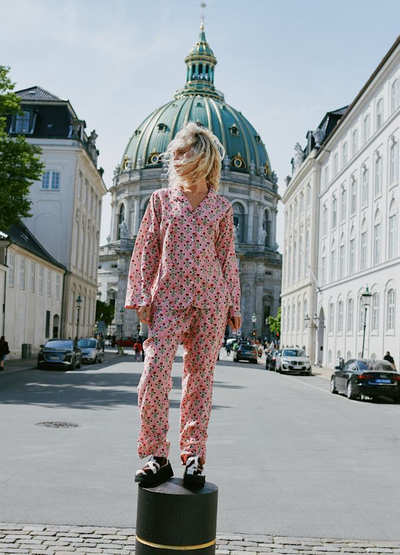 Sissel Edelbo - Pajama set - Nuit pyjamas - Red pineapple - sss