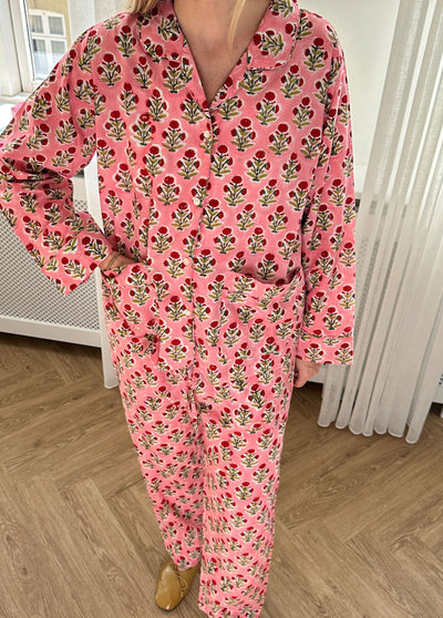 Sissel Edelbo - Pajama set - Nuit pyjamas - Red pineapple - sss