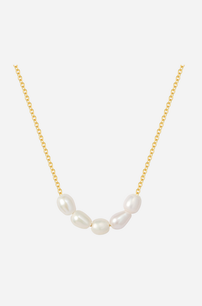 Andcopenhagen - Halskæde - 18 karat guldbelagt stainless steel - Cille - Stilkompagniet.dk