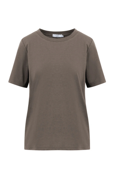 CC Heart - T-shirt - Dark mud - Basic regular
