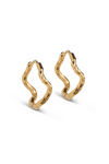 Enamel - Øreringe Hoops - Guld - Holly Large