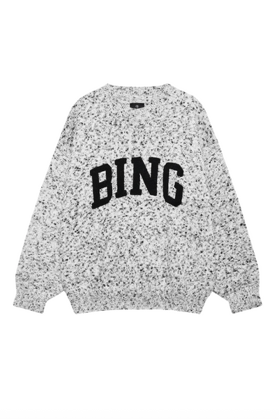 Anine Bing - Strik - Marled white - Sydney