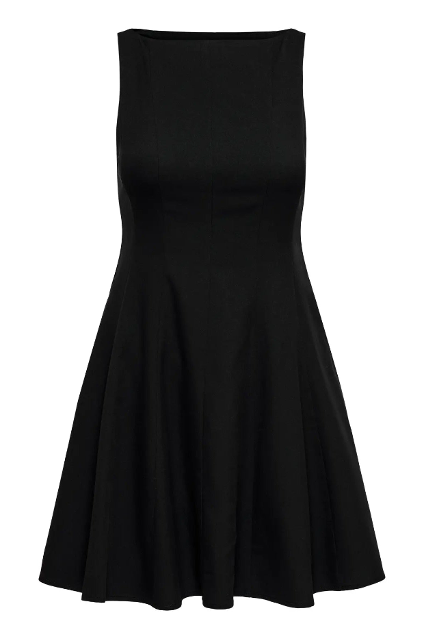 Only - Dress - Black - Unita Peplum