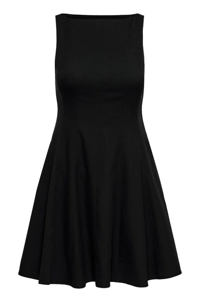 Only - Dress - Black - Unita Peplum