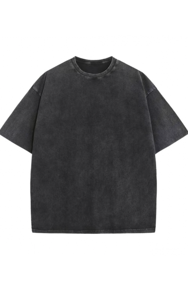 Sassy Copenhagen - T-shirt Oversize - Dark Grey - Elle - Stilkompagniet.dk