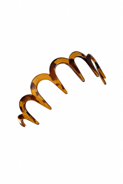 Sassy Copenhagen - Zigzag hårbøjle - Tortoise - Erika