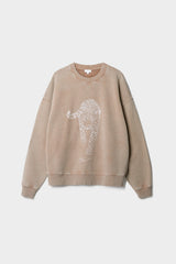 Lala Berlin - Sweatshirt - Washed Earth Leo - Soma