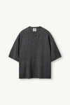 The Garment (21447) Como Oversized Tee i farven Grey Melange packshot