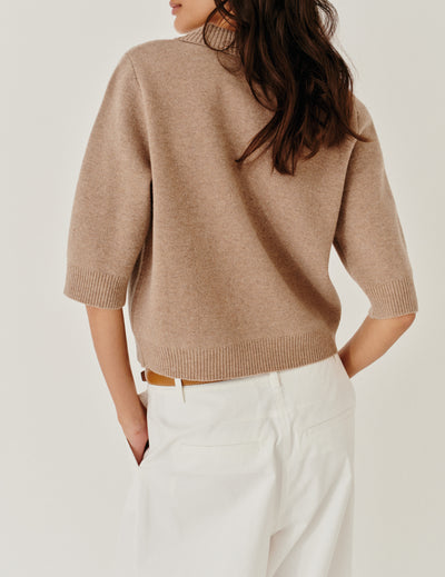 The Garment - Cardigan - Brun - Como Cropped Cardigan