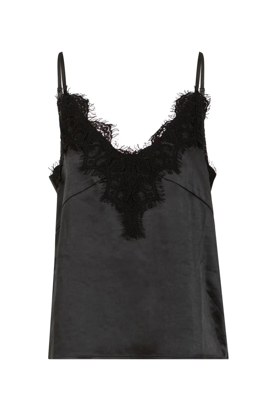 CC Heart - Top - Black - Lace detail