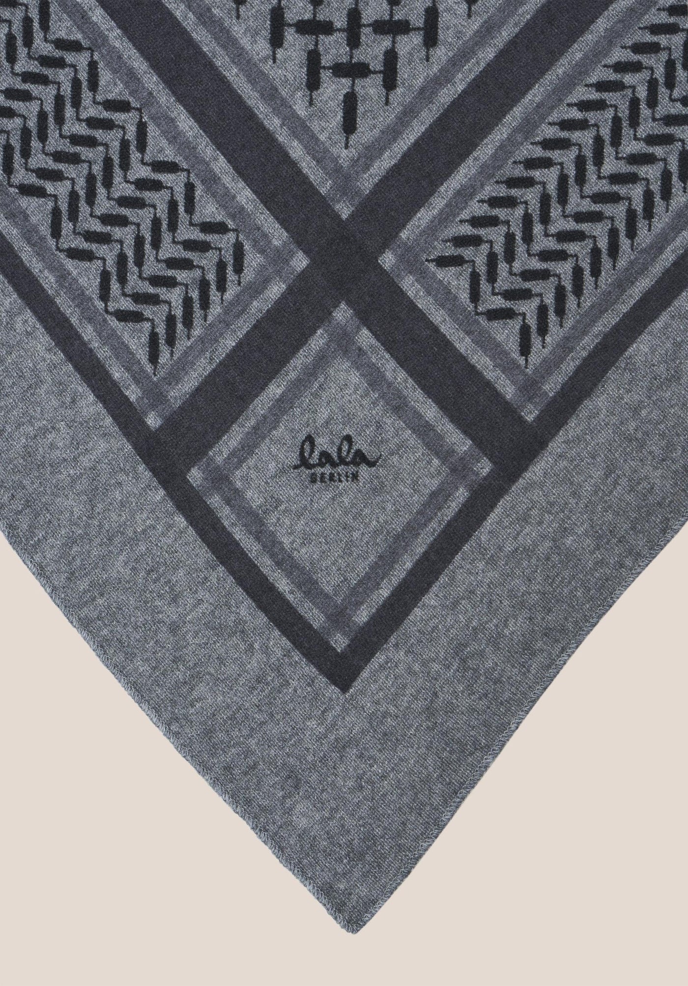Lala Berlin - Cashmere tørklæde - City middlegrey melange - Trinity Classic M