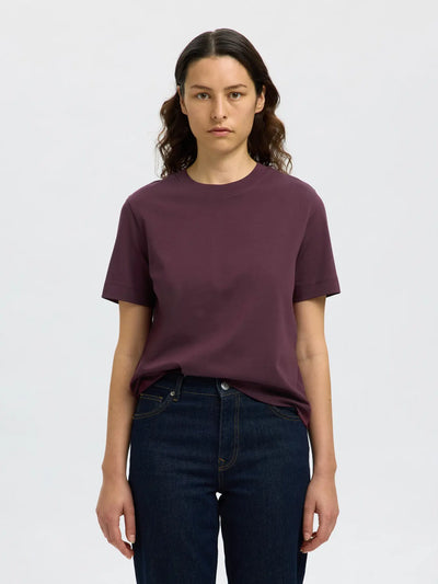 White boxy t-shirt - Selected Femme Essential