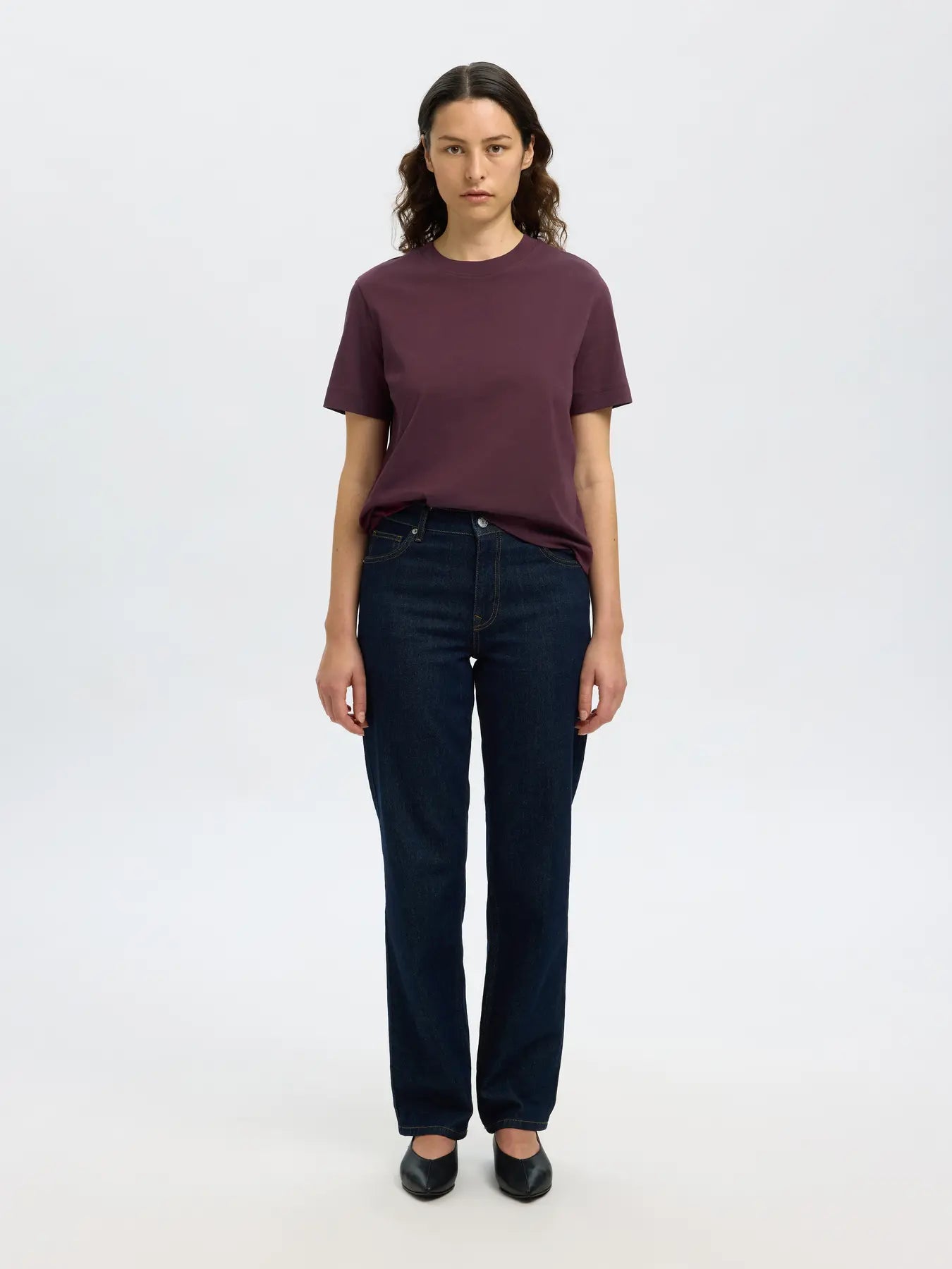 White boxy t-shirt - Selected Femme Essential