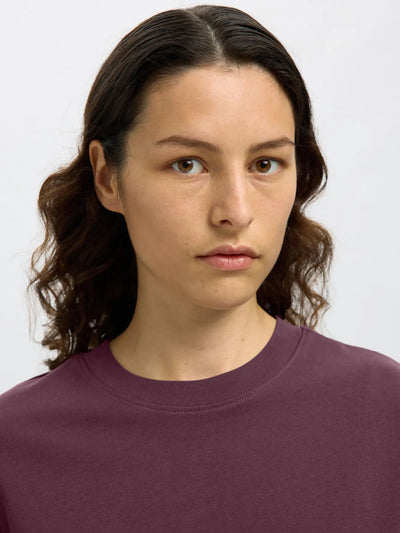 White boxy t-shirt - Selected Femme Essential