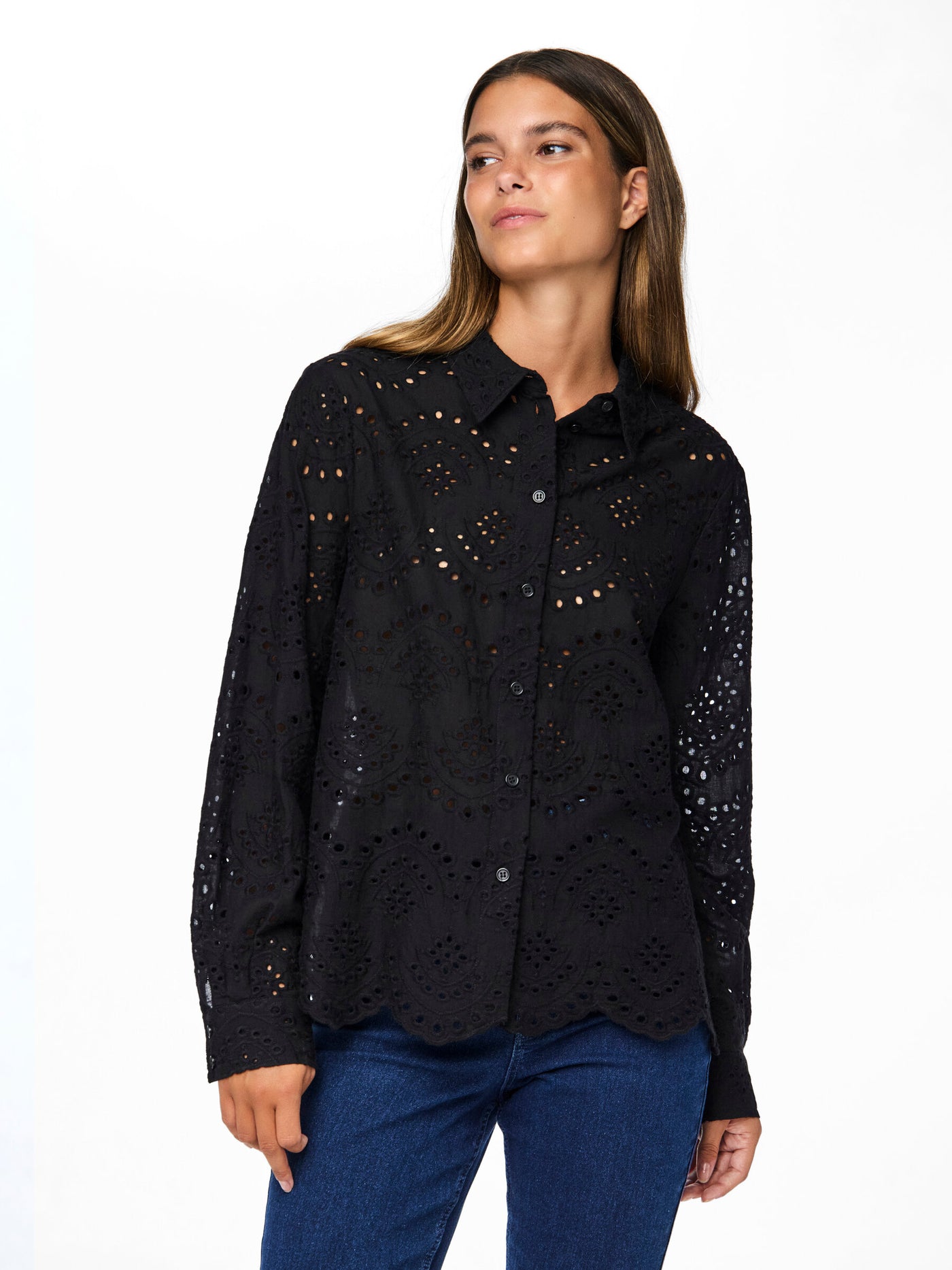 Black Lace Shirt - Wild - Pieces