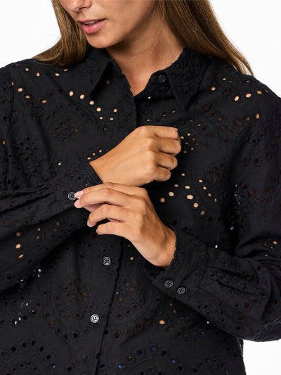 Black Lace Shirt - Wild - Pieces