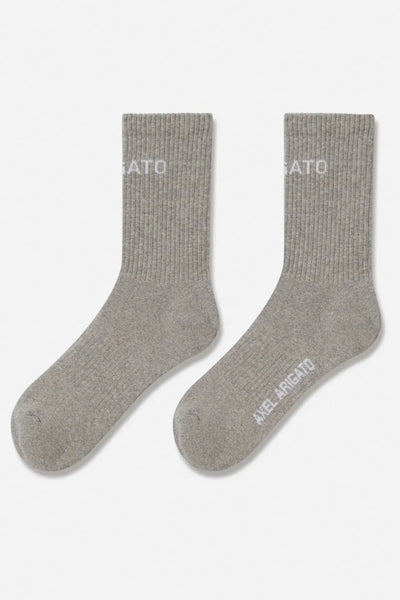 Axel Arigato - Sokker - Grey Melange - Arigato logo rube socks