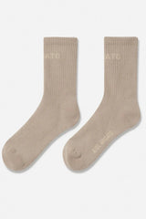 Axel Arigato - Sokker - Stone Grey Beige - Arigato logo rube socks
