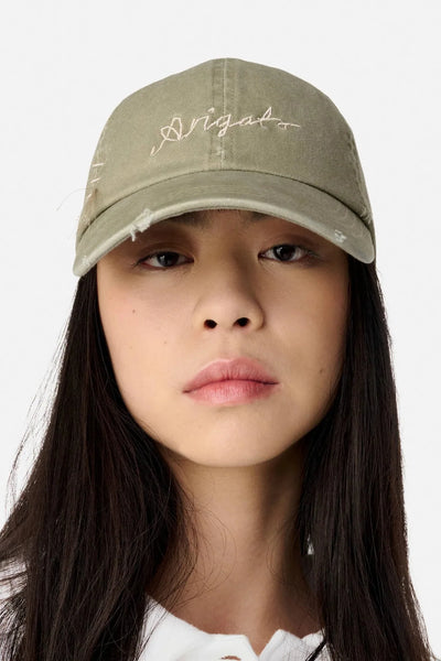 Axel Arigato - Kasket - Stone Grey Khaki - Seam Distressed