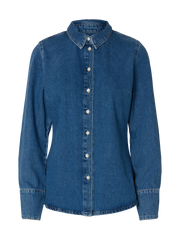 Selected Women - Skjorte - Blue denim - Agathe
