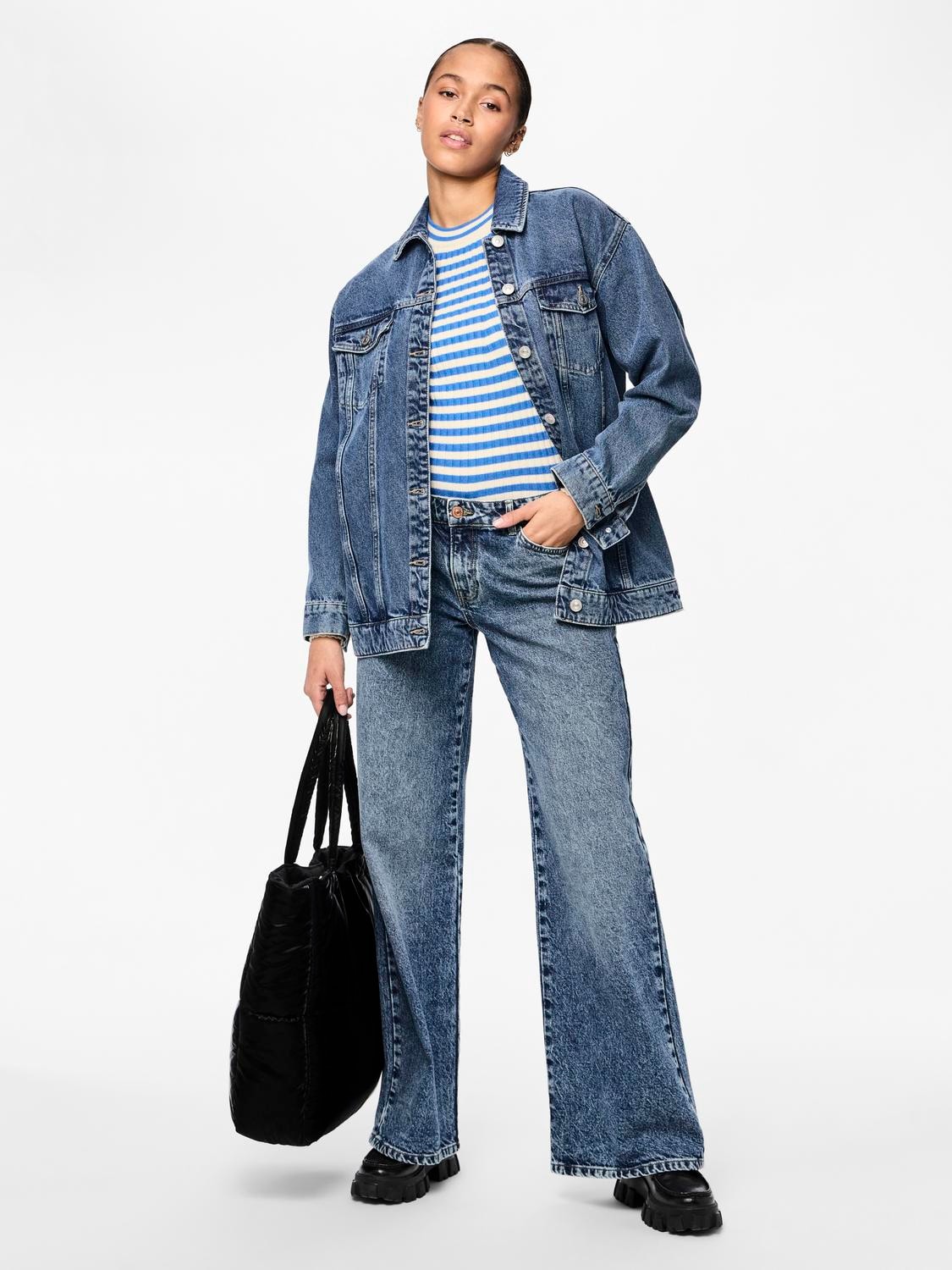 Jeans - Medium denim blue - Selma - Pieces