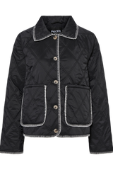 Quilted jacket - Black - Naima - Pieces