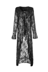 Sassy Copenhagen - Lang Blonde Cardigan - Sort - Alberte
