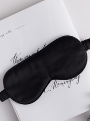 Andcopenhagen - 100% silk sleeping mask - Black